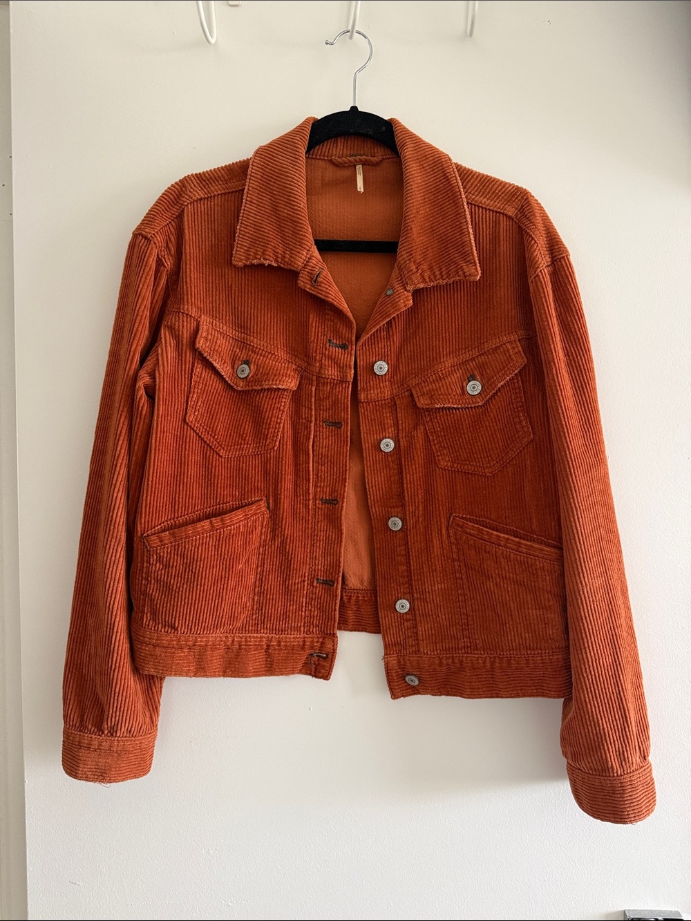 Free People Nelson Corduroy Trucker Jacket